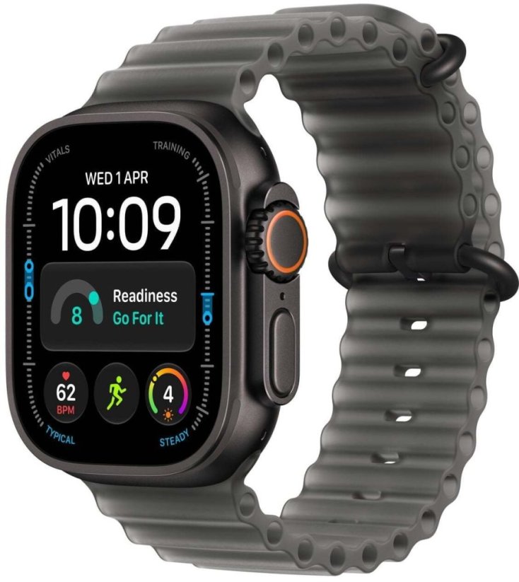 Apple Watch Ultra 4 GPS + Cellular 49mm Black Titanium / Ocean Band Čierny  (MJAY4QF/A)