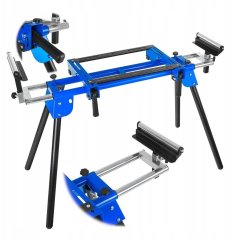 Geko Stół do pilarki ukosowej 200kg 1000-1650x580x810-910mm (1)