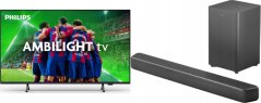 Philips Ambilight TV 65PUS8319/12 + Soundbar Philips TAB5309/10