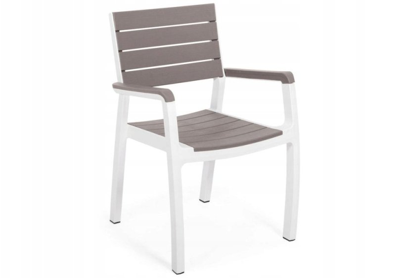 Keter Darza kresls Harmony Armchair balts/besigi bruns 7290106926431