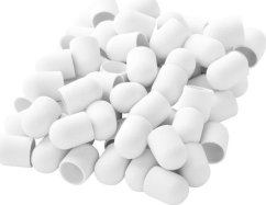 EXO EXO KAPTUREK ŚCIERNY 13mm/220 500 ks HARD CAP WHITE