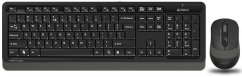A4Tech A4tech set klávesnice + myš, FG1010 FSTYLER, bezdrátová, šedá