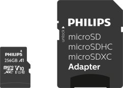 Philips Ultra Speed MicroSDXC 256 GB Class 10 UHS-I/U1 A1 V10 (FM25MP45B/00)