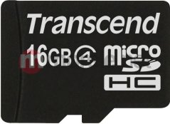 Transcend MicroSDHC 16 GB Class 4  (TS16GUSDC4)