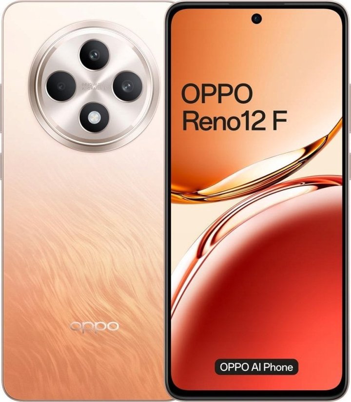 Oppo OPPO Reno12 F 4G 16,9 cm (6.67") Dual SIM Android 14 USB Type-C 8 GB 256 GB 5000 mAh Oranžový