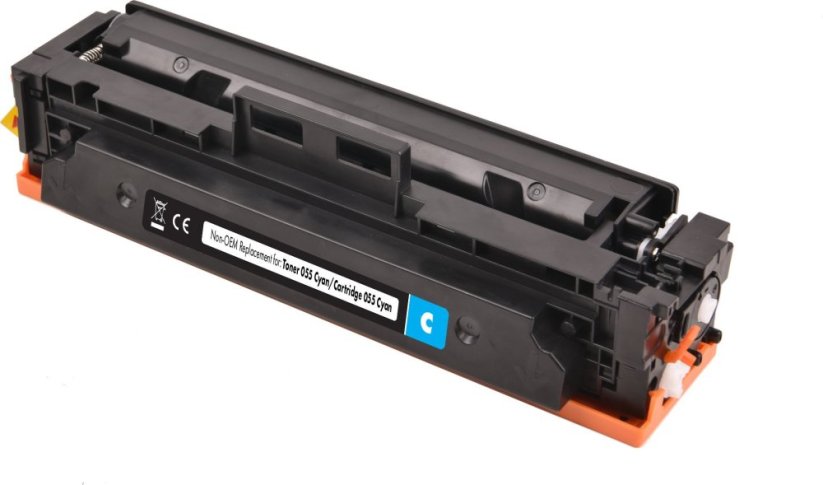 Static Control for laser printers, 2100 pages. Compatible Static-Control Canon CRG-055, Cyan