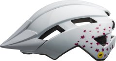 Bell prilba detský SIDETRACK II stars gloss white r. univerzálny (47–54 cm)
