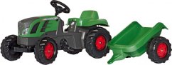 Rolly Toys rollyKid Duży Traktor na pedále FENDT Przyczepa
