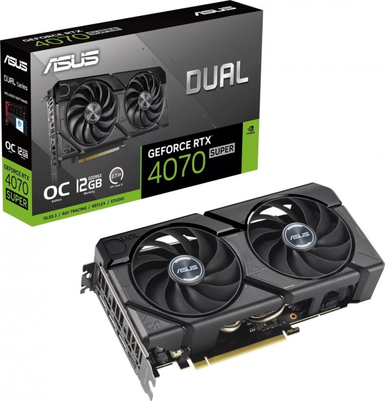 Asus Dual GeForce RTX 4070 SUPER EVO OC 12GB GDDR6X (DUAL-RTX4070S-O12G-EVO)