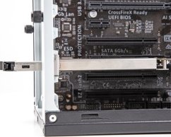 Delock removable frame PCI Express card for 1 x M.2 NMVe SSD, interface card