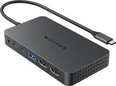HyperDrive Koncentrator HyperDrive Dual 4K HDMI 7 Port USB-C Hub M1&M2 MacBook/PC/chrómebook/2xHDMI/miniJack