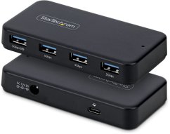 StarTech STARTECH.COM 4-Port USB-A Hub 5Gbps zasilanie własne 2-in-1 USB-C & USB-A Hostkabel 1x BC 1.2 Ladeport w tym 24W adapter sieťový