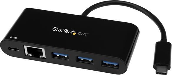 StarTech 1x RJ-45 1x USB-C  + 3x USB-A 3.0 (HB30C3AGEPD)