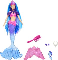 Barbie Bábika Barbie Syrenka Malibu Bábika filmowa HHG52
