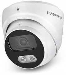 EVERMAX Kopułkowa Biela 5Mpx IR 40m AI IP67 mikrofon (EVX-IP5D01-IRW-Ai-W)