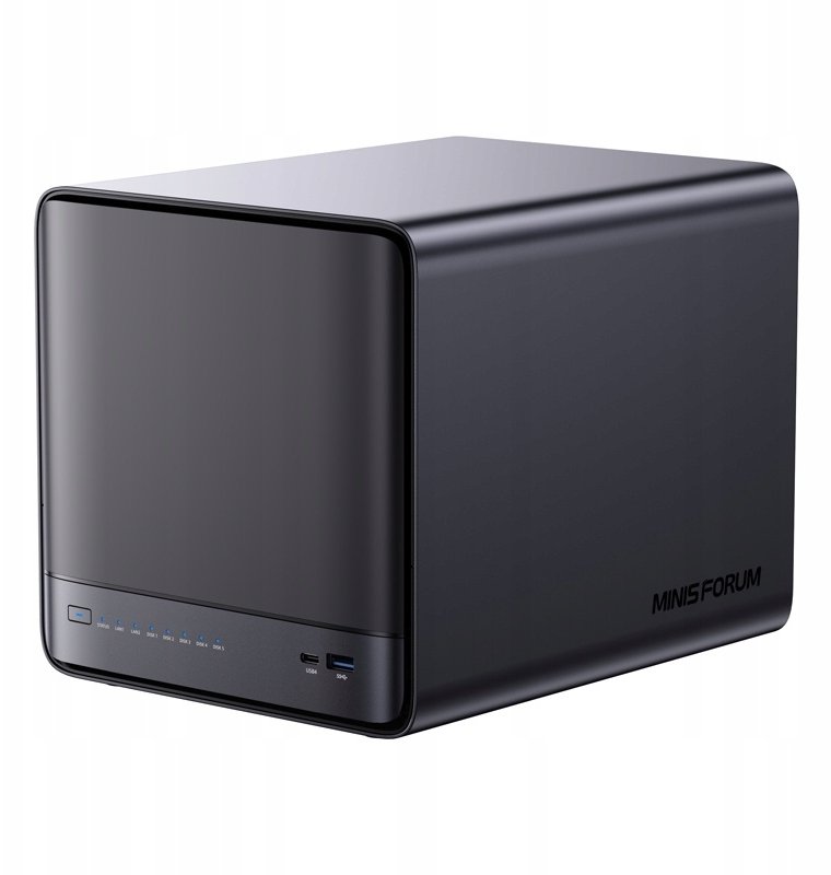 Minis Forum MINI-PC NAS N5 Pro AMD Ryzen AI 9 HX Pro 370, 32GB+128GB O