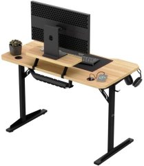 Costway Komputerowe z półką Leader 5.1 Oak 115 cm (MA-LEADER 5.1 OAK)