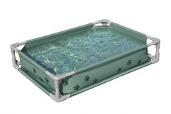 Spartan Bazén Pre psa posłanie Lehovisko 2w1 stelażowe Bestway 102x74 cm (Spa_56116)