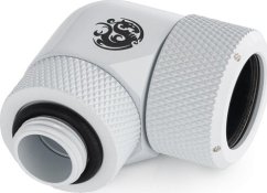 BitsPower Bitspower Advanced Multi-Link Adapter Anschluss 90 Grad G1/4 Zoll AG auf 16mm AD Hardtube - drehbar, weiß
