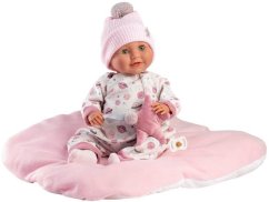 Peterkin Llorens 74132 Bábika bobas płacząca Heidi 42 cm z podusią