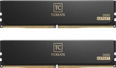 TeamGroup Team Group DDR5 - 32GB - 6400 - CL - 32 (2x 16 GB) dual kit, RAM (farba: Čierny, CTCED532G6400HC32ADC01, T-CREATE EXPERT)