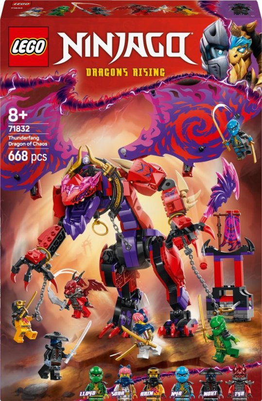 LEGO Ninjago Smok chaosu Kiełogrzmot  (71832)