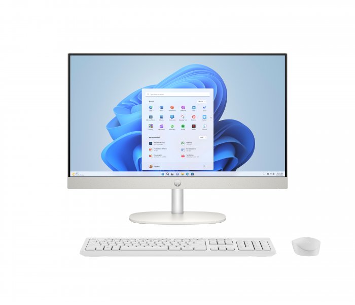 HP 24 -cr1011nw PC Intel Core Ultra 5 125U 60,5 cm (23.8") 1920 x 1080 px All-in-One PC 16 GB DDR5-SDRAM 512 GB SSD Windows 11 Home Wi-Fi 6 (802.11ax) AI PC Biely (C63J1EA)