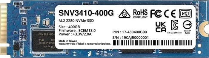 Synology SNV3410 400GB M.2 2280 PCI-E x4 Gen3 NVMe (SNV3410-400G)