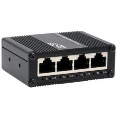 Exsys EX-62021 Micro 5-portowy przemysłowy Prepínač Gigabit, niezarządzalny, zasilany przez USB-C