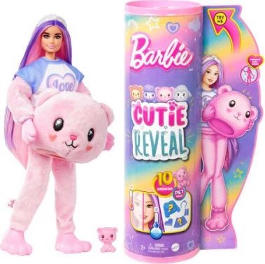 Mattel Cutie Reveal Miś Seria Słodkie stylizacje (HKR04)