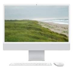 Apple APPLE iMac Z1K1 59,62cm 23,5Zoll Standardglas M4 10C CPU/10C GPU/16C N.E. 24GB 512GB SSD Gbit Eth MM NumKey TID DE Silber