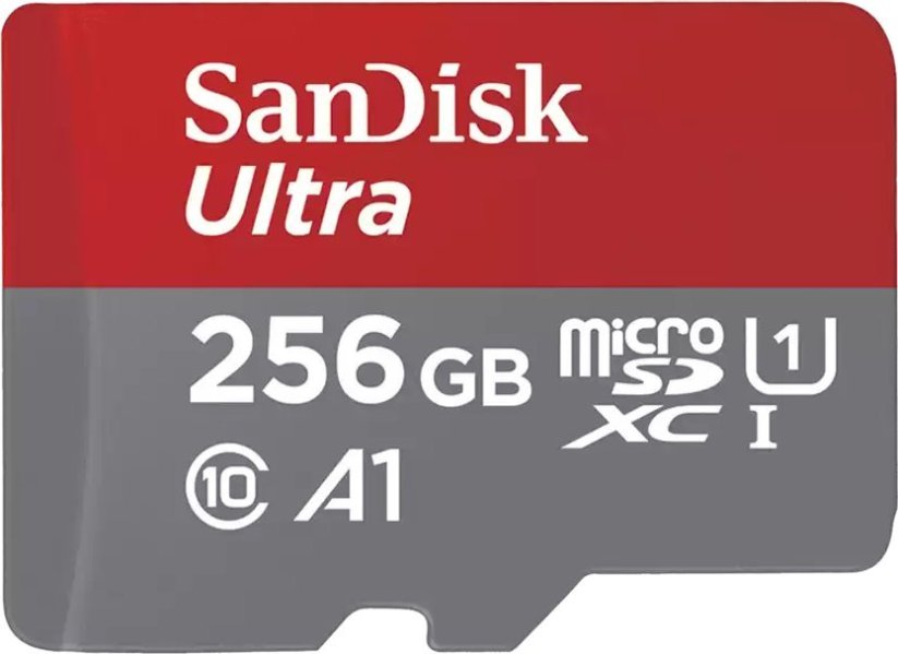 SanDisk Ultra MicroSDXC 256 GB Class 10 UHS-I/U1 A1  (SDSQUAC-256G-GN6FA)