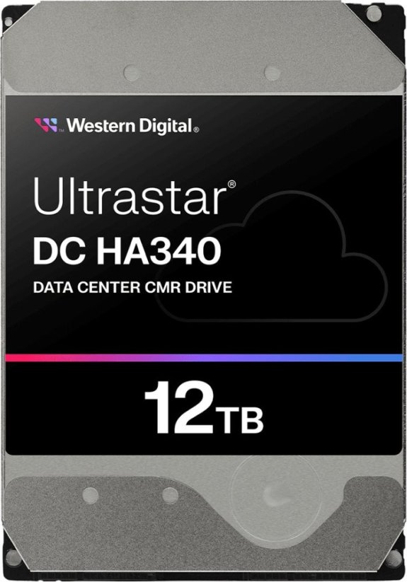 WD Western Digital Ultrastar DC HA340 disk twardy 12 TB 7200 RPM 512 MB 3.5" SATA