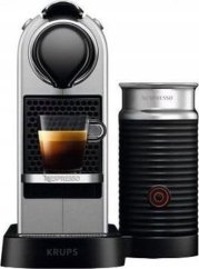 Krups Nespresso CitiZ&Milk XN761B, capsule machine (silver)