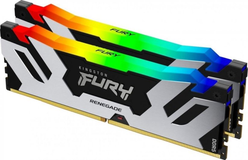 Kingston Fury Renegade RGB, DDR5, 64 GB, 6000MHz, CL32 (KF560C32RSAK2- 64)