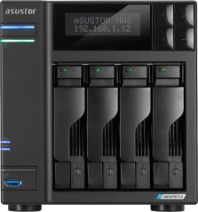 Asustor Asustor LOCKERSTOR 4 Gen2 (AS6704T) NAS Komputer stacjonarny Przewodowa sieć LAN Čierny N5105