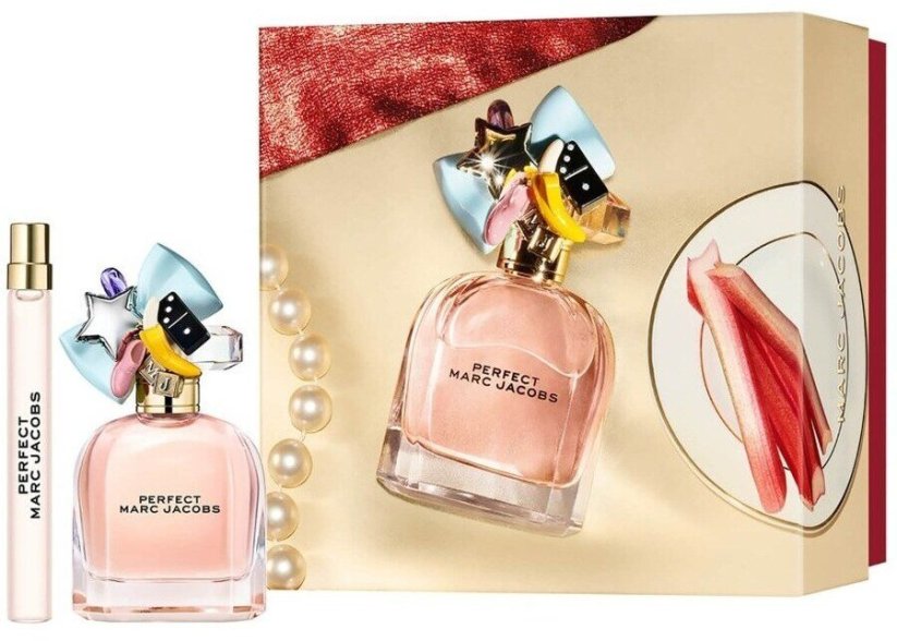 Marc Jacobs Set : Perfect, Eau De Parfum, For Women, 50 ml + Perfect, Eau De Parfum, For Women, 10 ml For Women