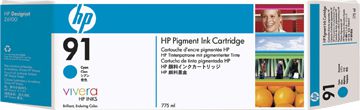 HP No.91 Modrý, kapacita  775 ml., C9467A