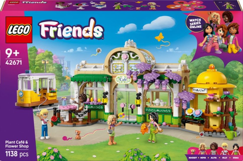 LEGO Friends Zelená kaviareň a kvetinárstvo (42671)