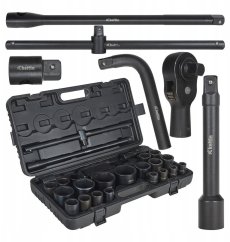 KELTIN Sada Kľúčy nasadowych sekaciech 26el. 3/4"/1" 6-kąt 17-65mm (1)