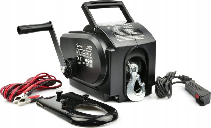 Geko Wyciągarka Elektrický Prenosný 12V 2000LB (1)