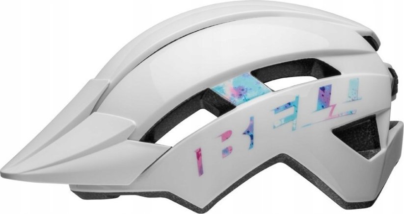 Bell prilba detský BELL SIDETRACK II gloss white roz. univerzálny (47–54 cm) (NEW 2024)