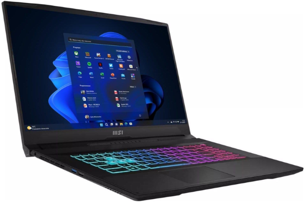 Laptop MSI Katana 17 B13UCRK-1619PL - i5-13420H | 17,3'' | 32GB | 512GB | W11P | RTX 3050