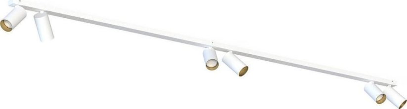Nowodvorski Lampa na strop do garderoby Mono 7777 ruchome tuby metalowe biele