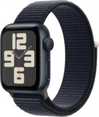 Apple Watch SE 2023 GPS + Cellular 44mm Midnight Alu Sport Loop Čierny  (MRHC3QF/A)