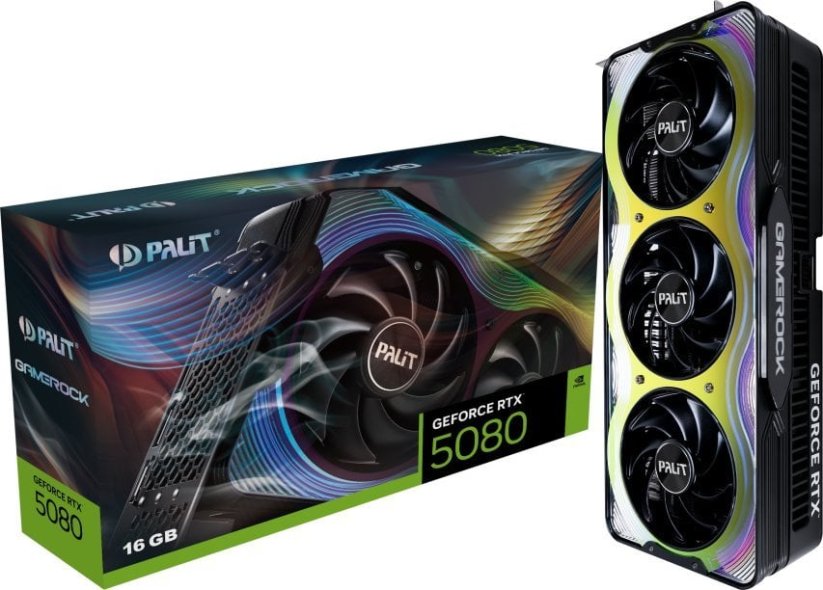 Palit GeForce RTX 5080 GameRock 16GB GDDR7 (NE75080019T2-GB2030G)