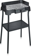 Severin SEVERIN PG 8594 Grill elektrickýBBQ ze stojakiem 2000W ruszt stalowy
