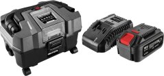 Graphite Odkurzacz przemysłowy Graphite 58GE105 + akumulator 4 Ah z ładowarką 58GE132