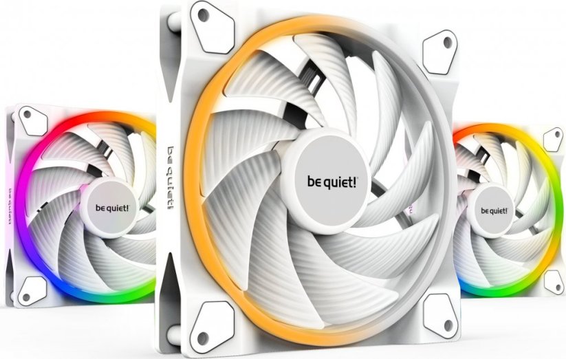 be quiet! Light Wings White 140mm PWM high-speed 3-pack (BL103)