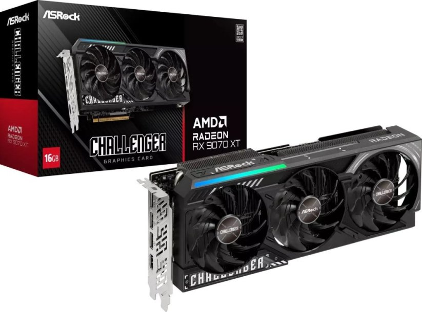 ASRock Radeon RX 9070 XT Challenger 16GB GDDR6 (RX9070XT CL 16G)